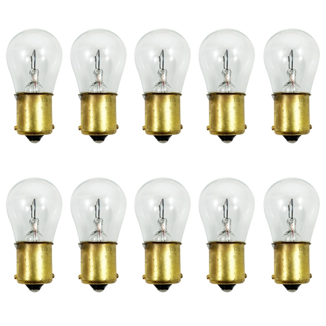 10PK - GE 1619 - 27472 13w S8 6.7v BA15s Base Automotive Low Voltage Bulb
